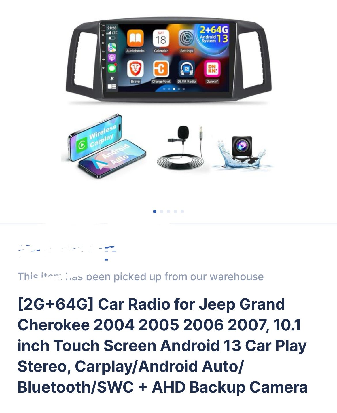 Car Stereo jeep radio apple car play and android auto