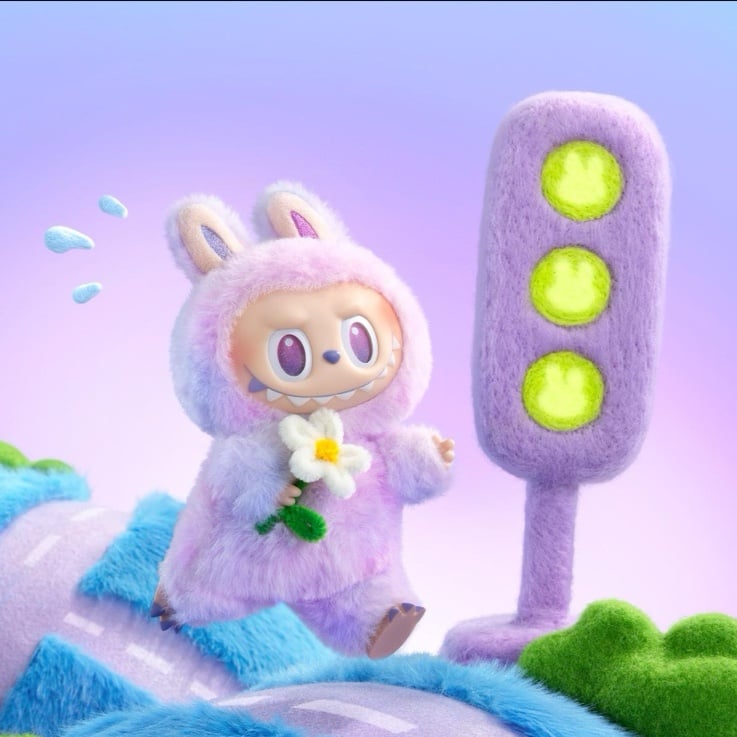 BNIB Pop Mart Big Into Energy - Luck Plush Pendant Keychain