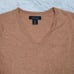 Tahari Sweater Womens L Biege 2 Ply Cashmere Soft Cozy Comfort Casual New