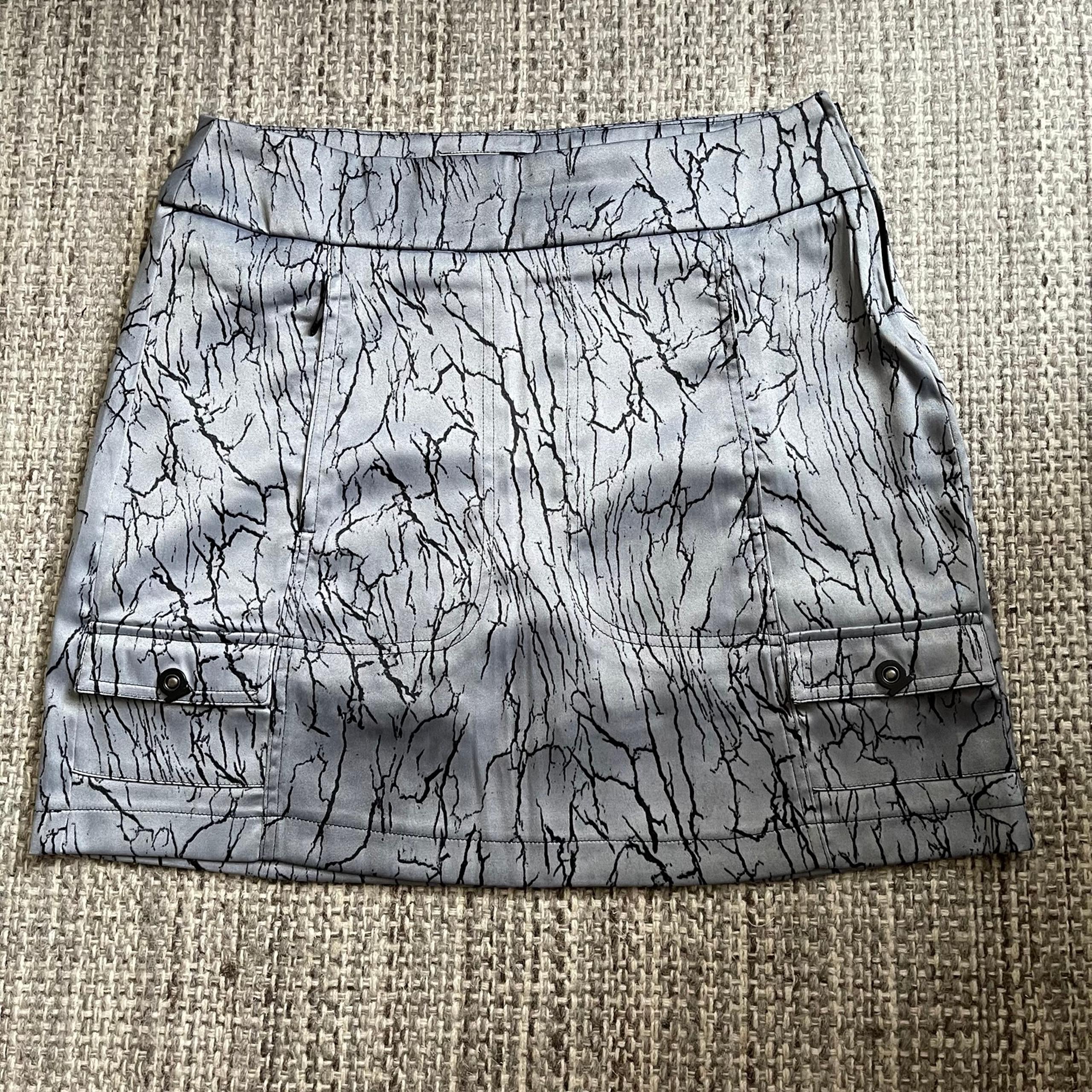 Jamie Sadock skort size 8 mini golf athletic tennis black womens pockets stretch