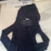 Anthropologie navy open knitwear coverup with a hood
