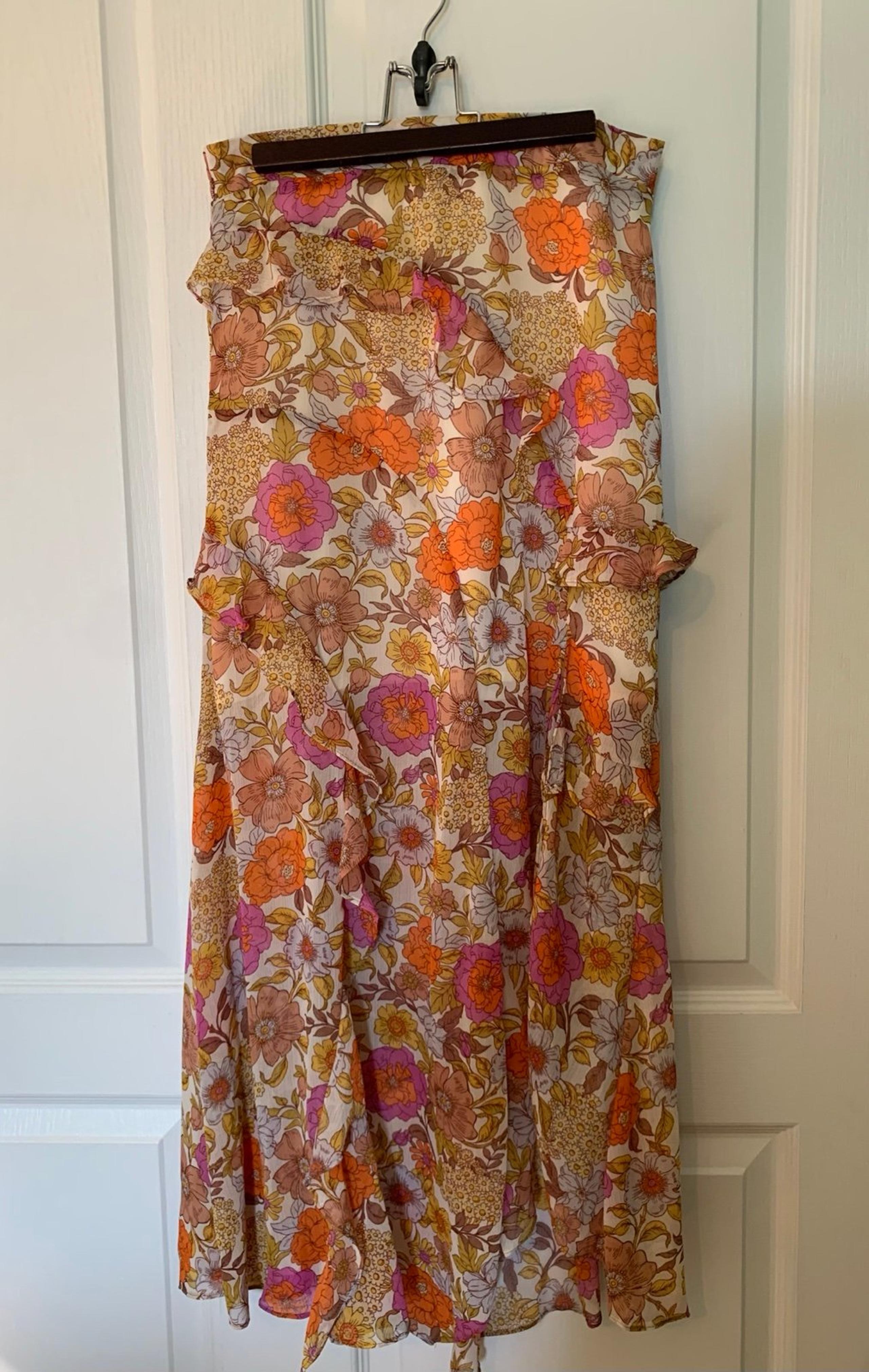 Rachel Zoe maxi flower skirt