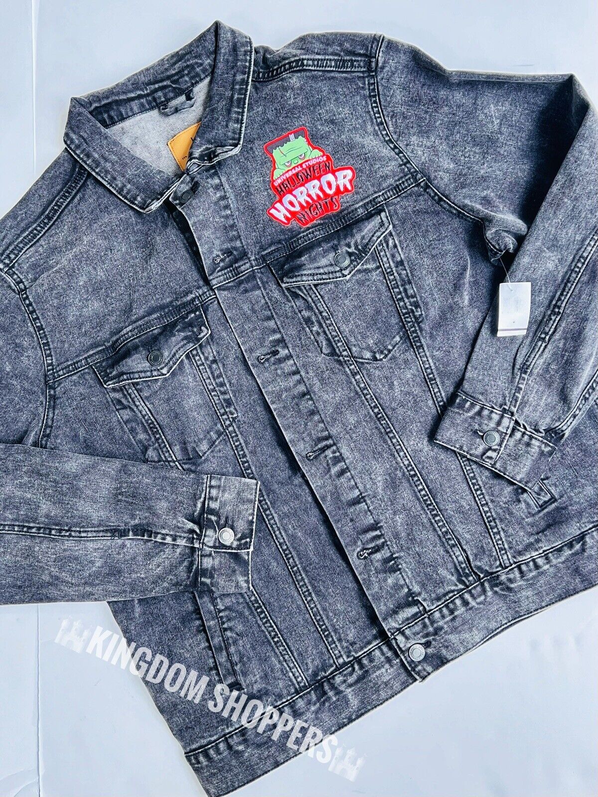 2022 Universal Studios Halloween Horror Nights HHN Screamer Jean Jacket Adult L