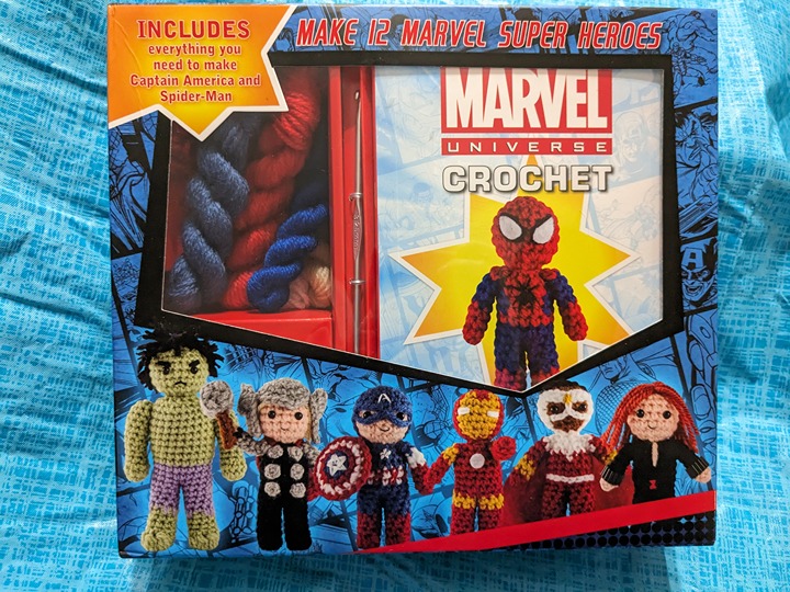 Marvel Universe Crochet Kit NEW Spiderman Captain America Amigurumi Craft Book