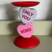Bath & Body Works × Sweethearts 3 Wick Candle Holder Pedestal VHTF