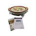 NEW Temp-tations Butterfly Garden 3qt Oval Baker with Lid and Metal Trivet Rack