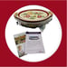 NEW Temp-tations Butterfly Garden 3qt Oval Baker with Lid and Metal Trivet Rack