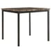 exicon Malaya Metal Counter Height Table with Faux Marble Top, 40 x 40\