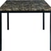 exicon Malaya Metal Counter Height Table with Faux Marble Top, 40 x 40\