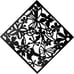 24 PCS Hanging Room Divider Flower Carving Pattern Panels Decorative Wall Panel