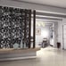 24 PCS Hanging Room Divider Flower Carving Pattern Panels Decorative Wall Panel