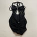 NWOT PQ Swim Mila Macrame Black One Piece Swimsuit Bathing Suit Size Small New
