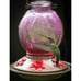 Hummingbird Feeder, 18016P Glass Hummingbird Feeder for Outdoors - Lavender