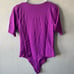 Aritzia Babaton Purple Contour Crew Halfsleeve Bodysuit Size Large