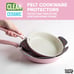 Clean Ceramic 16 Piece Non-Stick Aluminum Cookware Set, Pink-ZYH213SDA