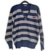 Paul & Shark Yachting Wool Sweater Men's M Striped Pullover V-Neck Button Italy