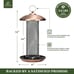 Kingsyard Mesh Tube Bird Feeders for Outdoors Hanging, All Metal, Wild Bird Feed