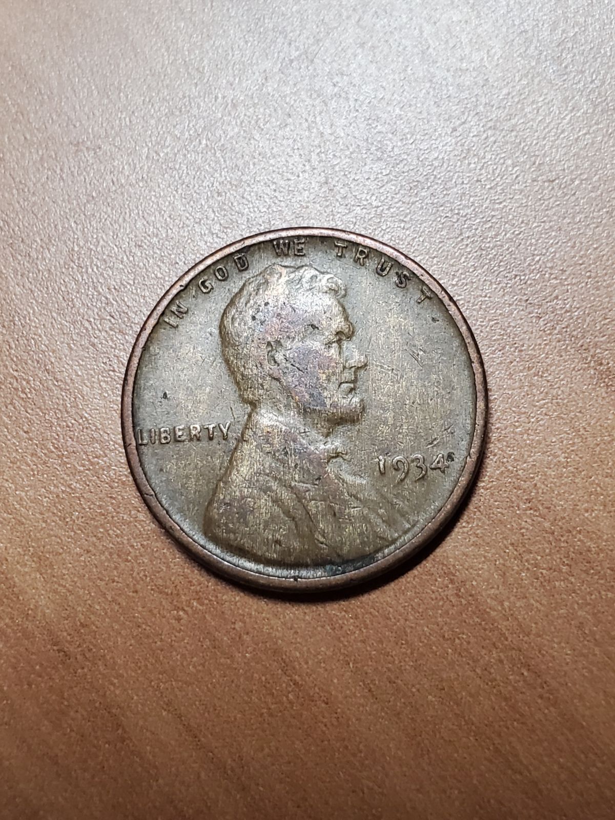 1934 woody wheat penny