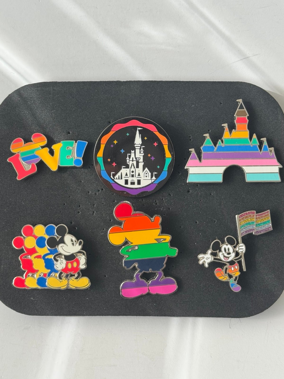 Disney Rainbow Pride Collection Pin lot 2 - Mickey and Cadtle Pin
