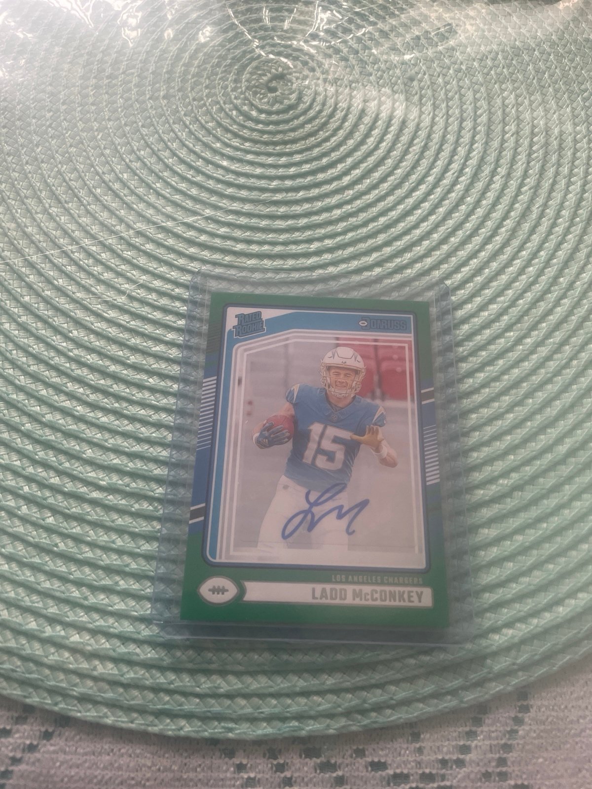 Ladd mcconkey donruss green auto