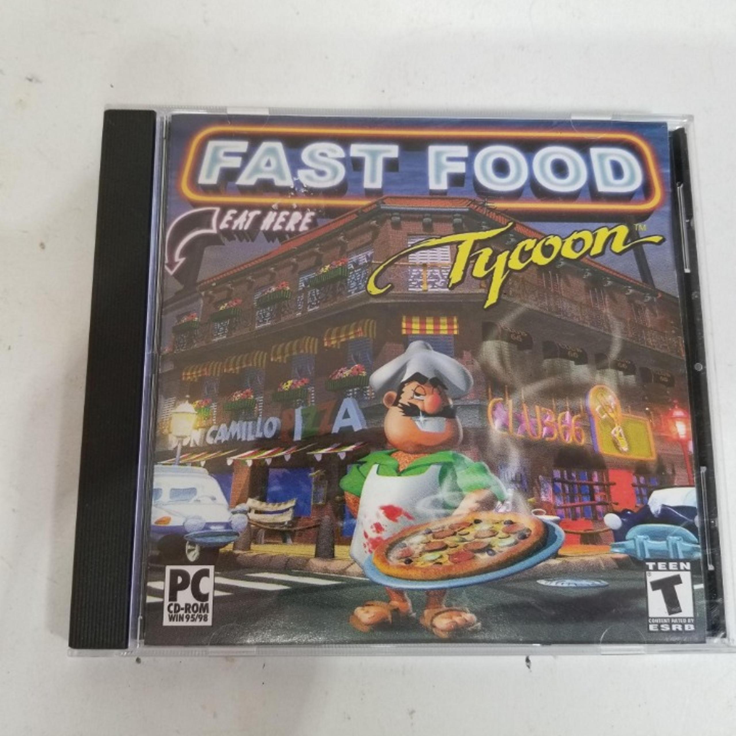 Activision Fast Food Tycoon PC CD Game