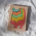 Wooden cat toy, folk craft.
