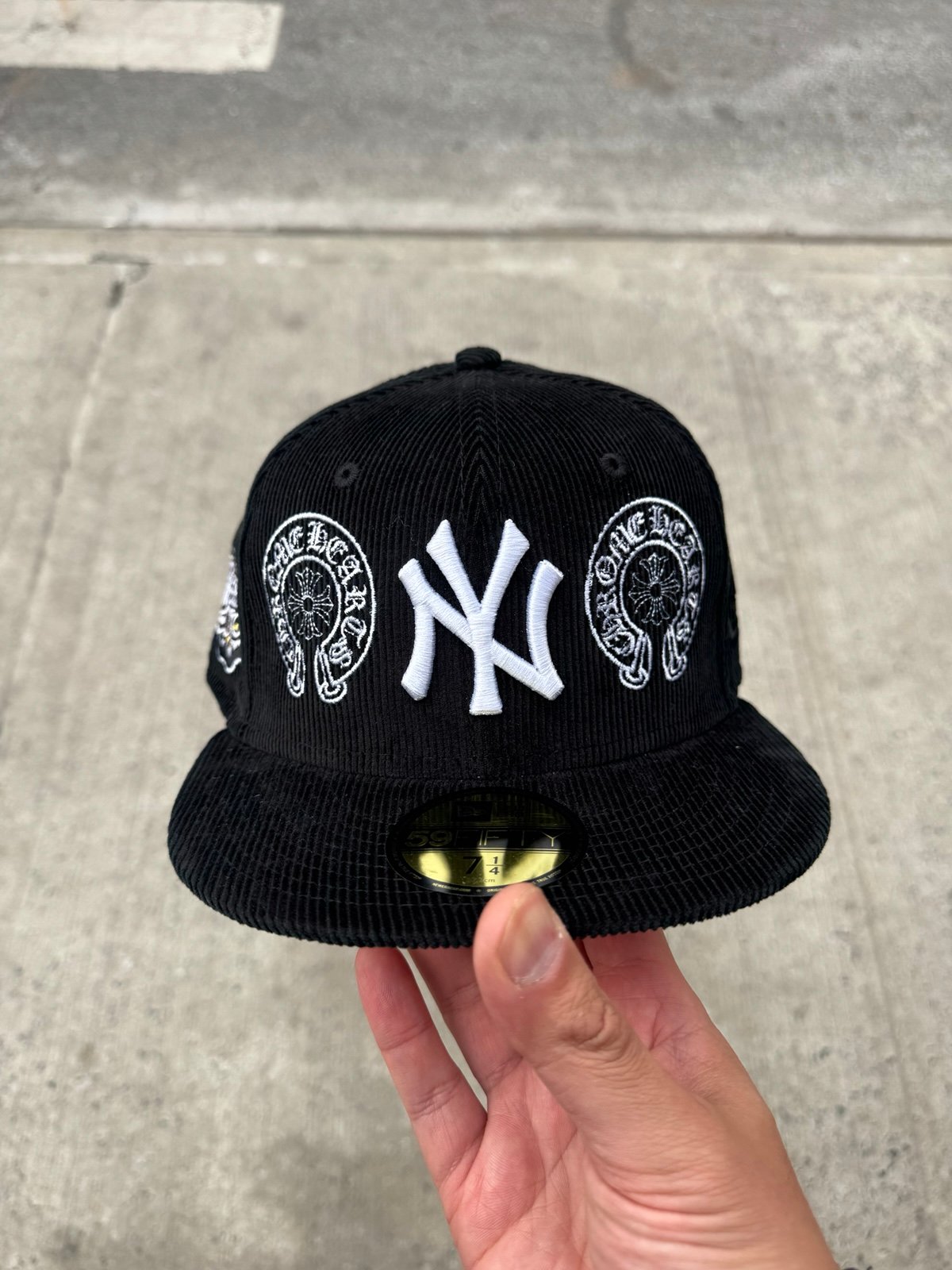 NY yankees x CH custom sz 7 1/2 fitted