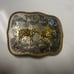 Vintage Montana Silversmiths Vintage Engraved Western Team Ropers Belt Buckle