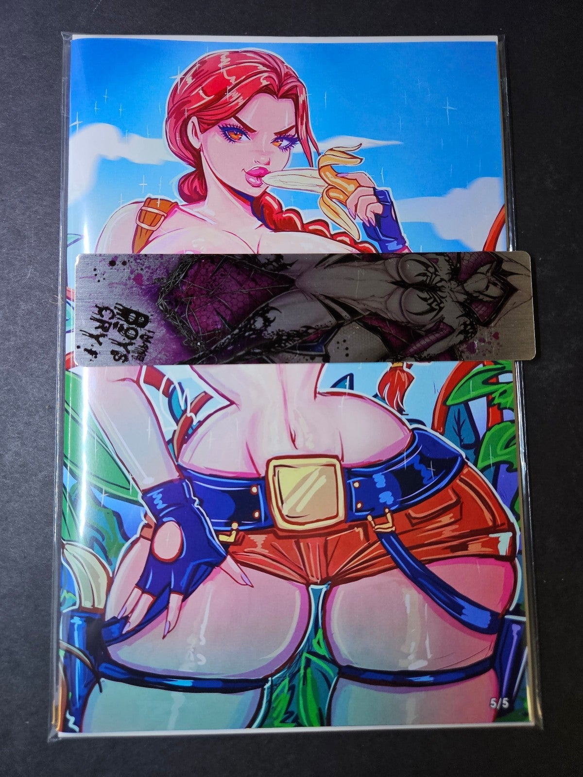 Yummy Tomb Peeler Tomb Raider Lara Croft Naughty Virgin Variant Ltd 5!