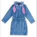 Disney Store Stitch ''Ohana Forever'' Women's Soft Velour Robe Size M 3D Ears