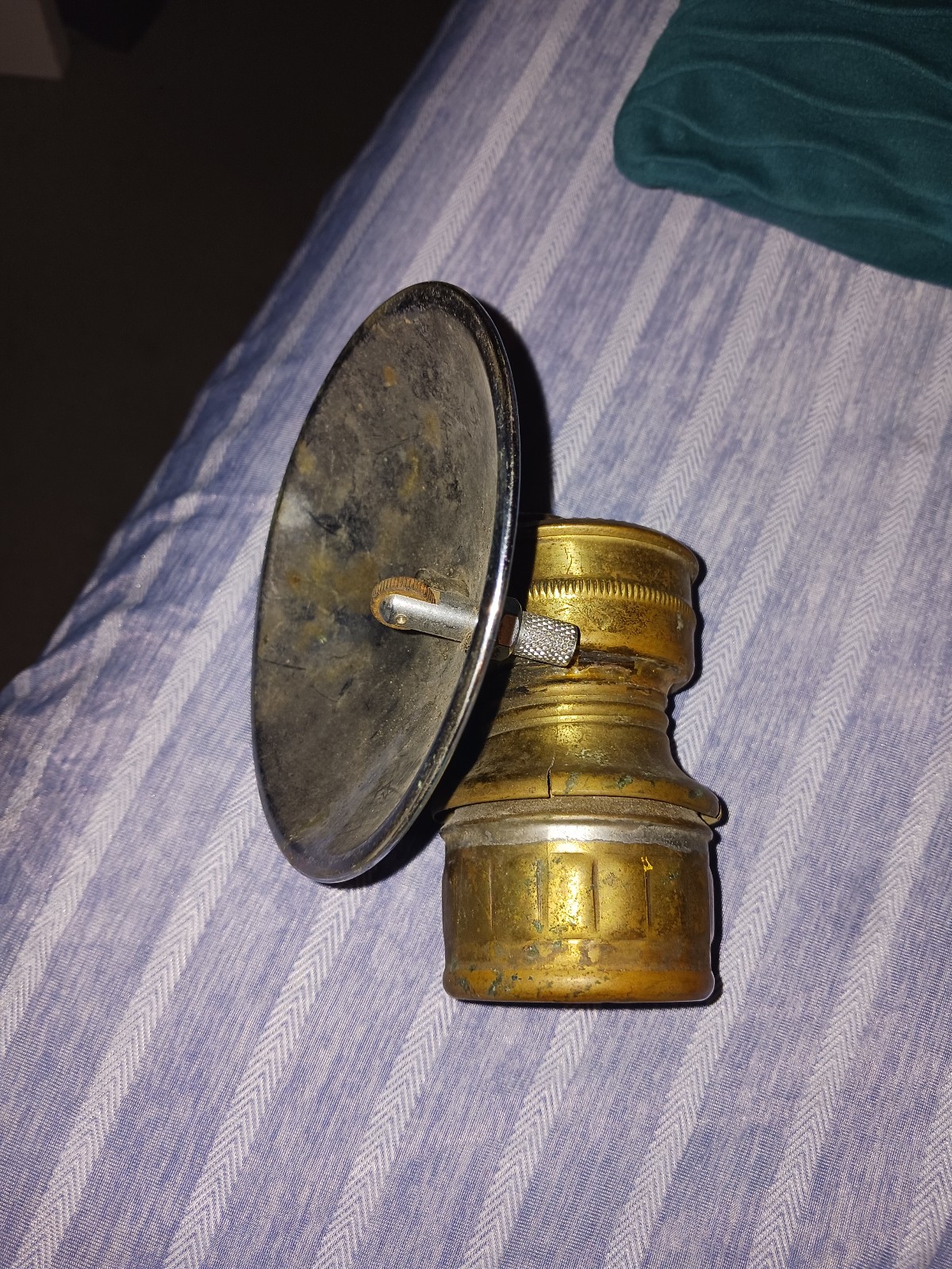 Antique Heavy Miners BRASS CARBIDE