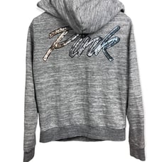 Victoria's Secret PINK Zip Up Hoodie Gray