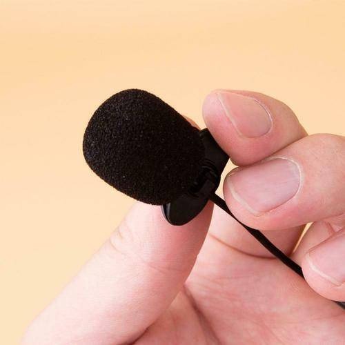 Clip-on lapel mini microphone