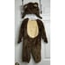 Cuddly Teddy Bear Costume Brown Toddler (2T) Jumpsuit + Head Piece/ Hood w/ Ears