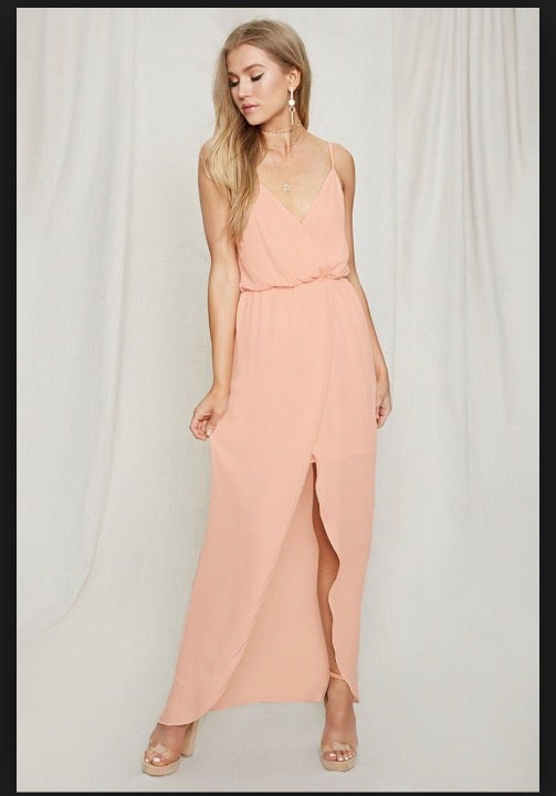 Flowy Blush Dress- Small