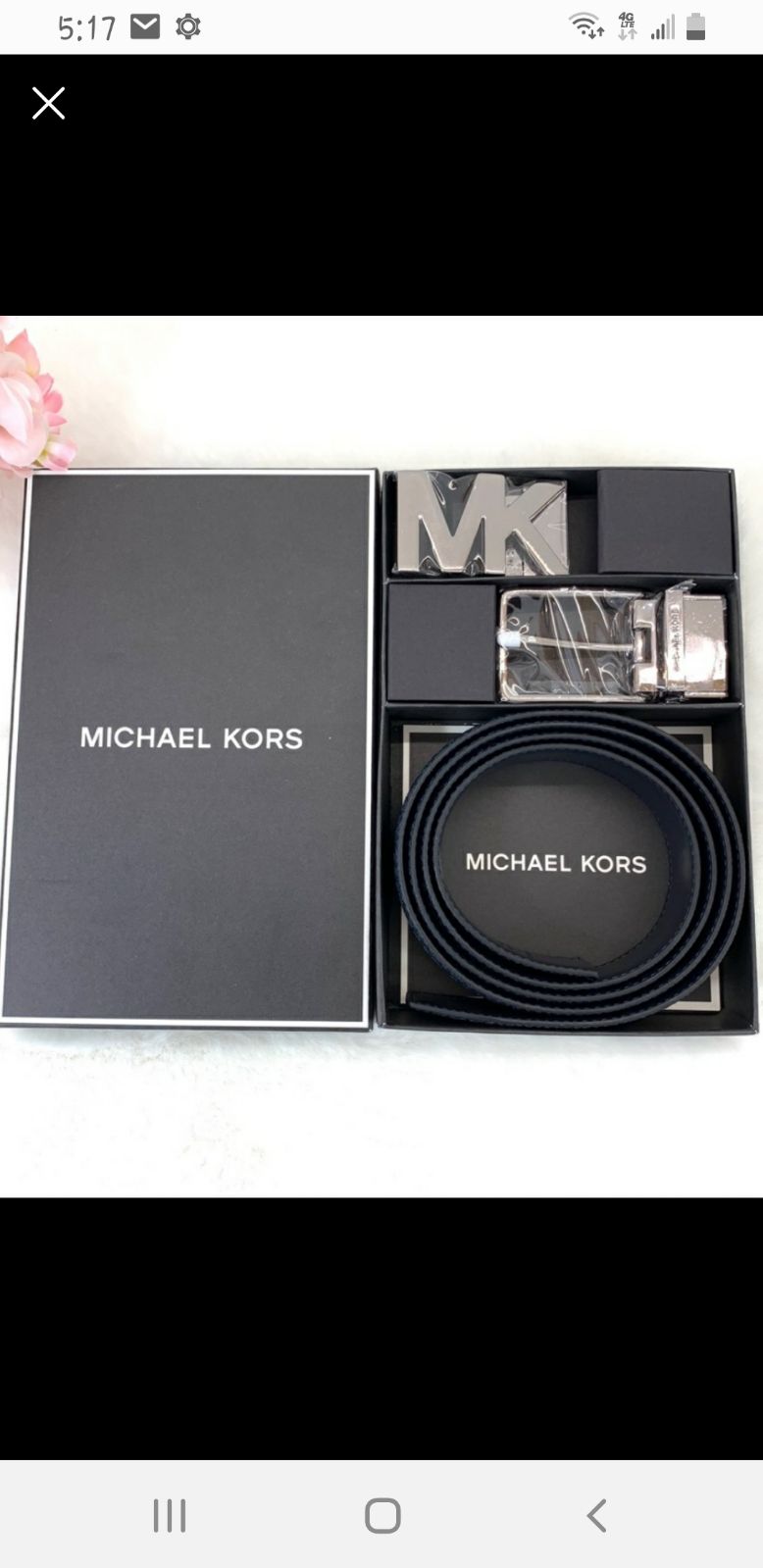 Michael Kors 4-In-1 Logo Belt