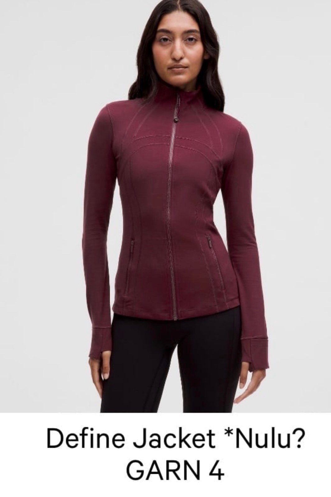 Lululemon Define Jacket Garnet