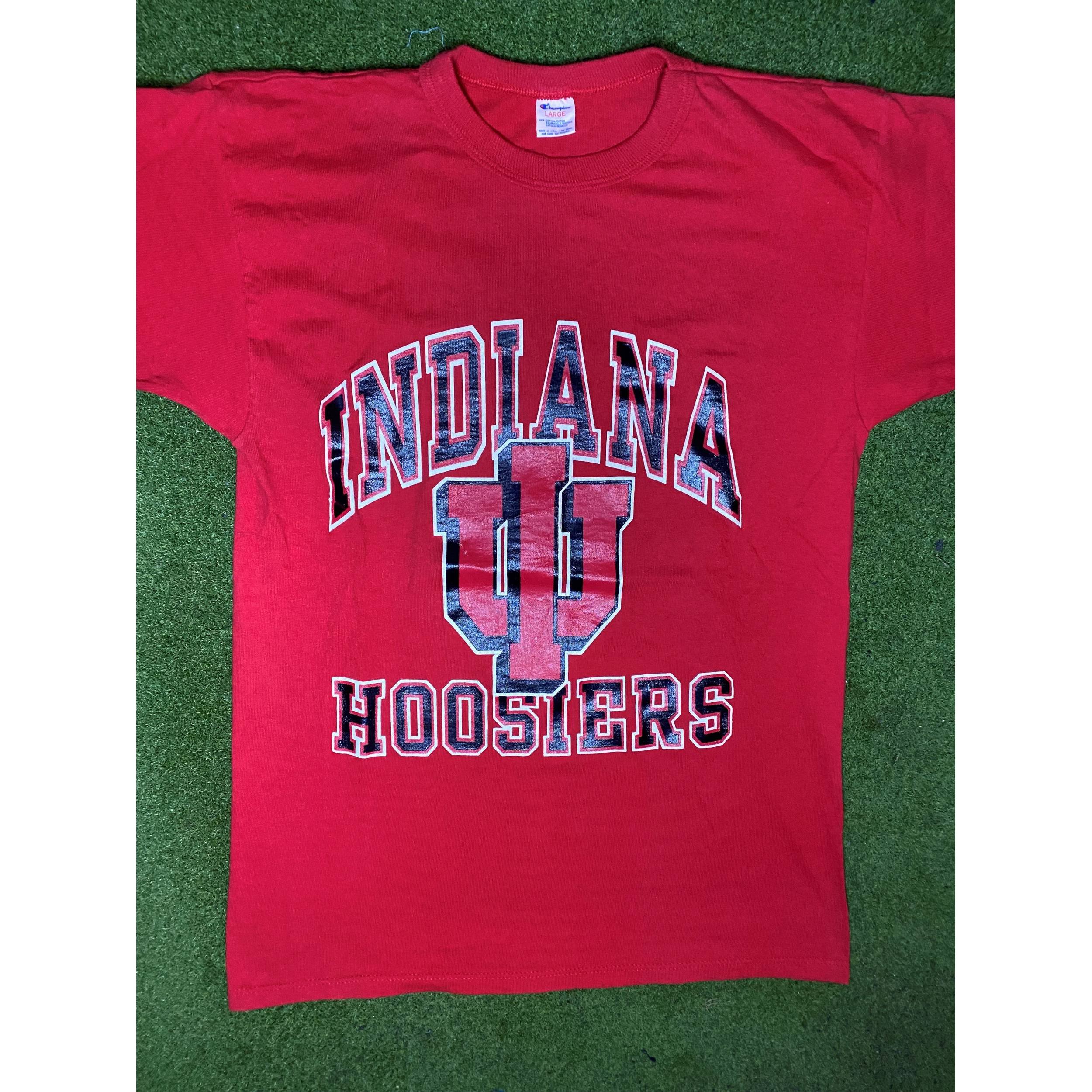 80s Indiana Hoosiers - Vintage College T-Shirt (Large)