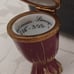 Limited Edition Vinatge RETIRED Limoges Burgundy Trinket Box Porcelain Vase/urn