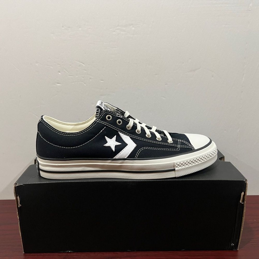 Converse, Star Player 76 Ox, A01607C, Black & White, Size 13