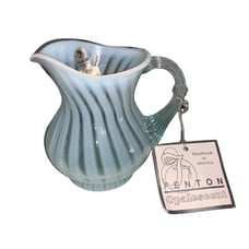 Vintage Fenton Gracious Touch Minted Cream Creamer