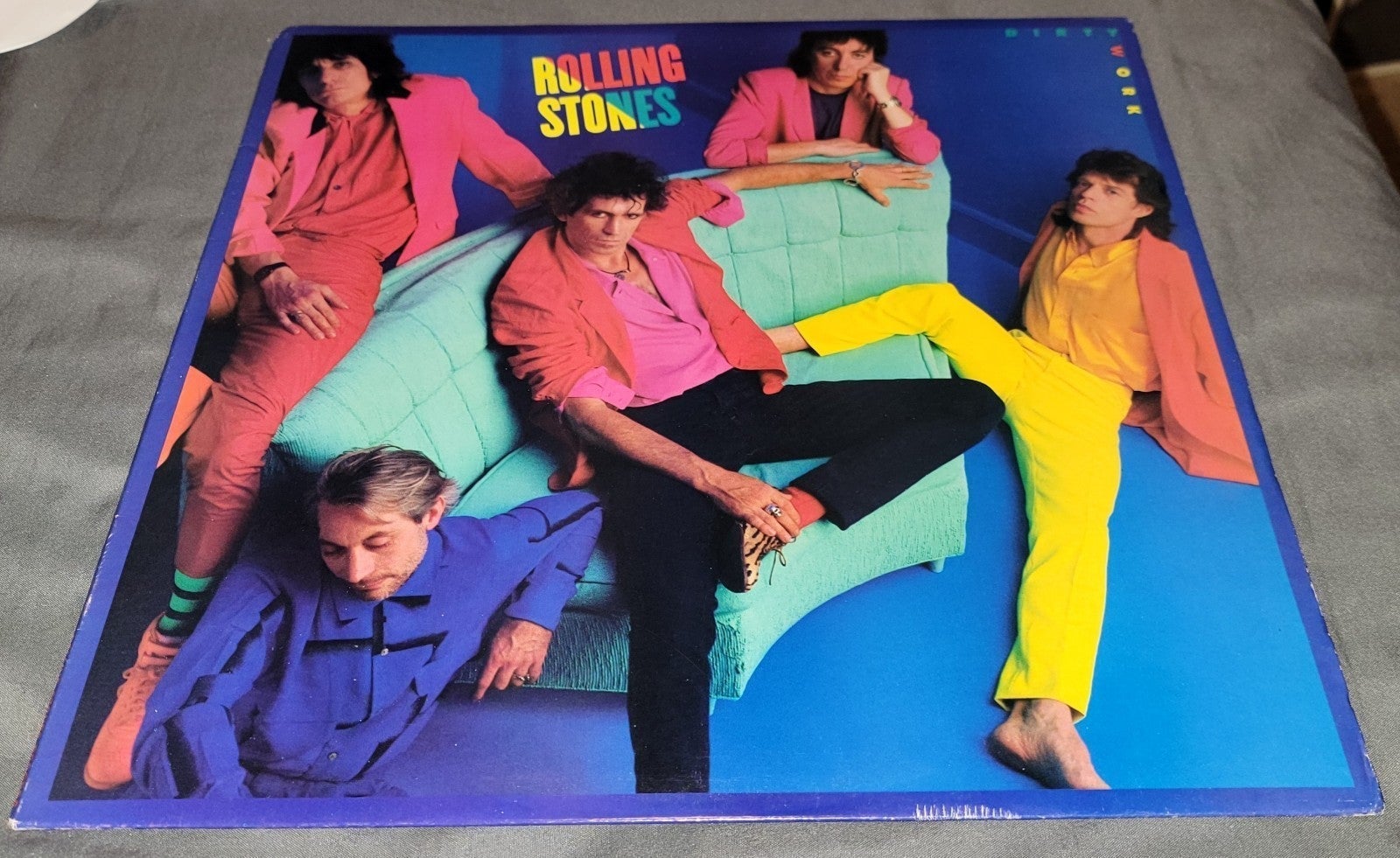 ROLLING STONES~DIRTY WORK~1986~VINYL LP