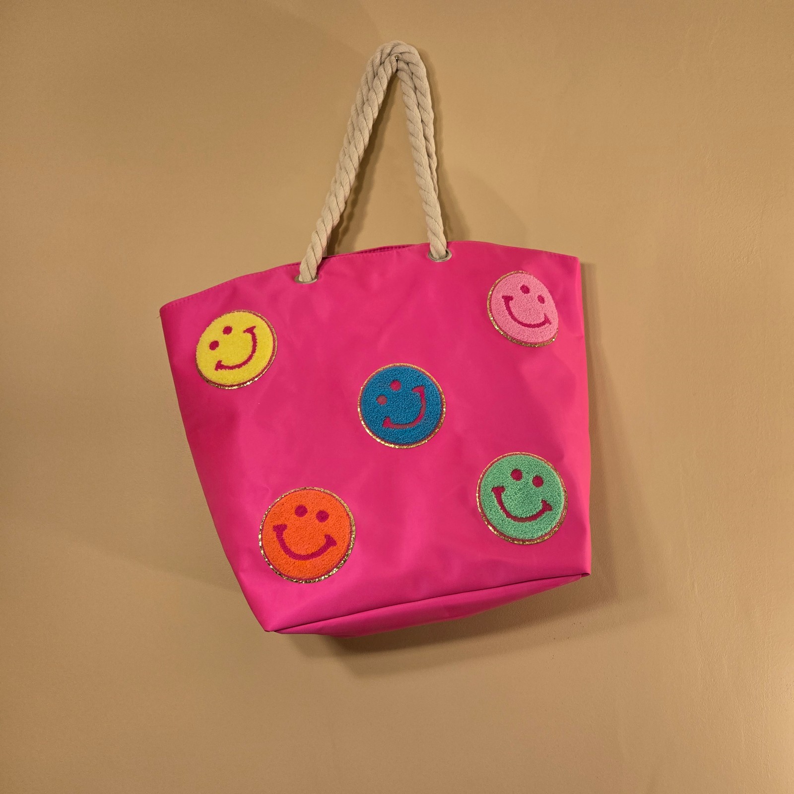 Large And Unique Smile Face TOTE Bag