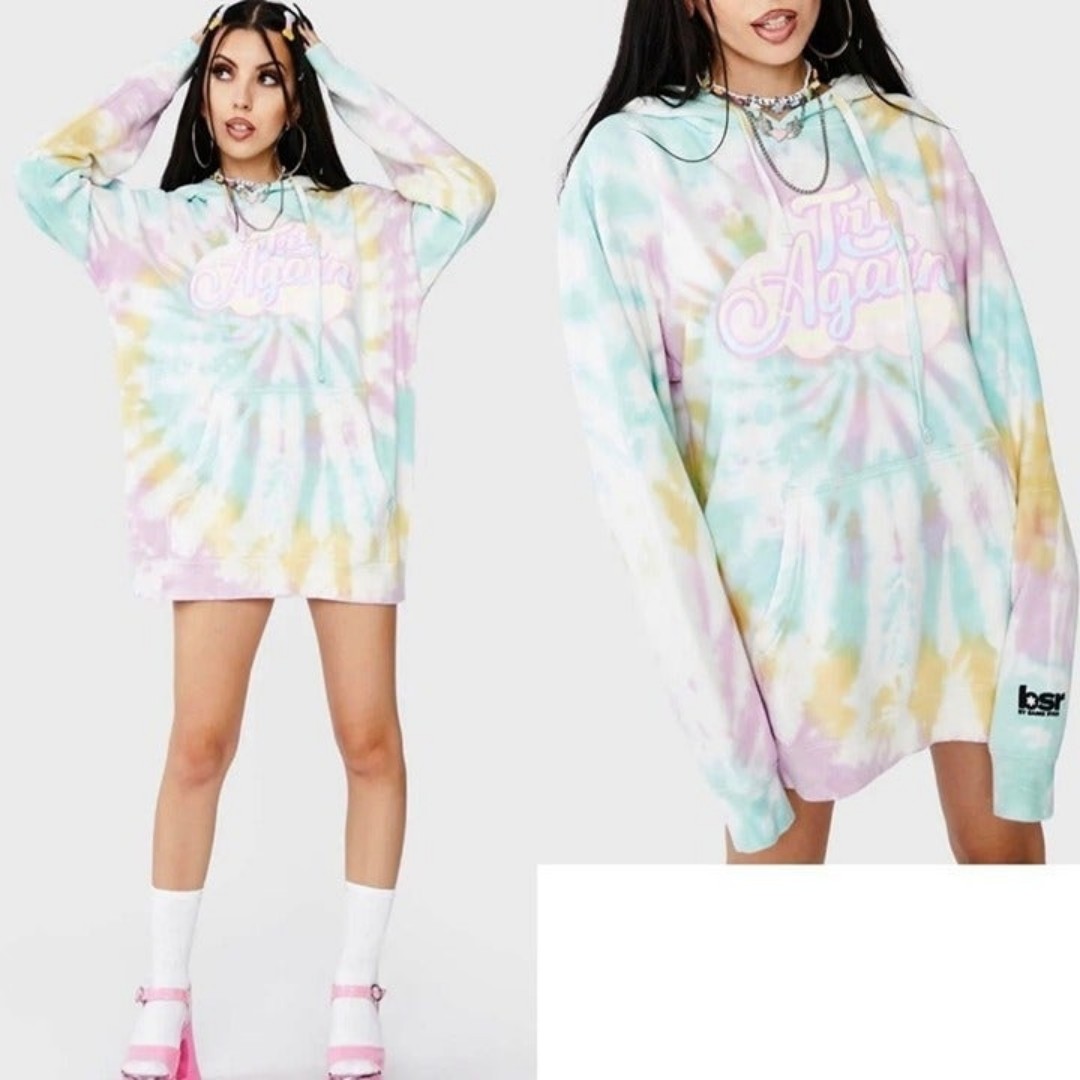 By Samii Ryan Try Again Tie Dye Hoodie