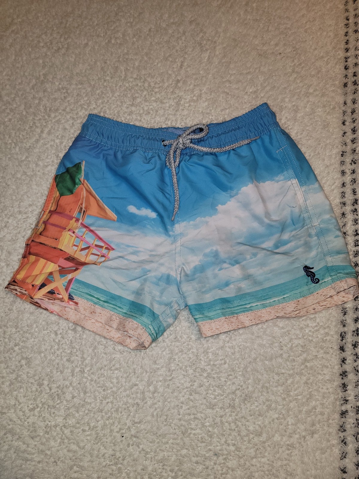 Seven-Cyan PILYQ Swim trunks, Beach, M, Boys