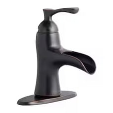 Allen + Roth Sumter Single Handle Oil Rubbed Bronze Bathroom Faucet