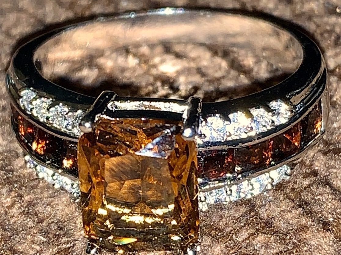 Morganite designer ring