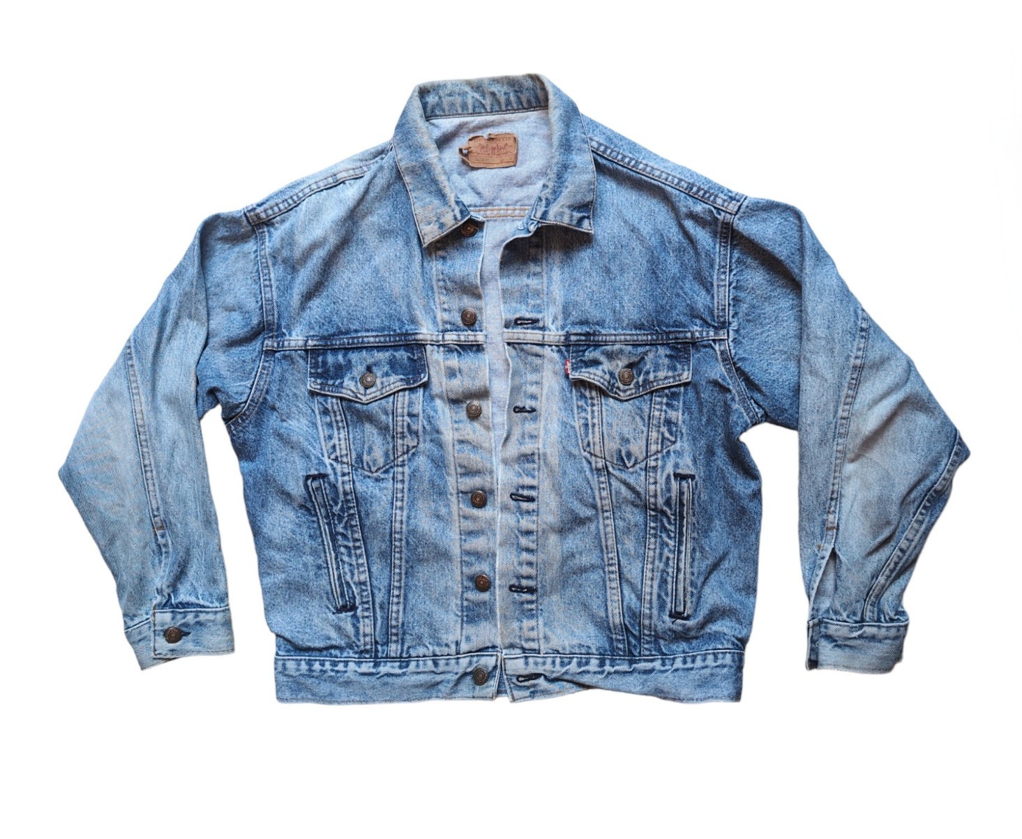 Vintage USA Made Levis Type 3 Trucker Jean Jacket 70507 0214 Mens Size MEDIUM