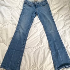 Vintage paige brand medium wash lowrise flared jeans