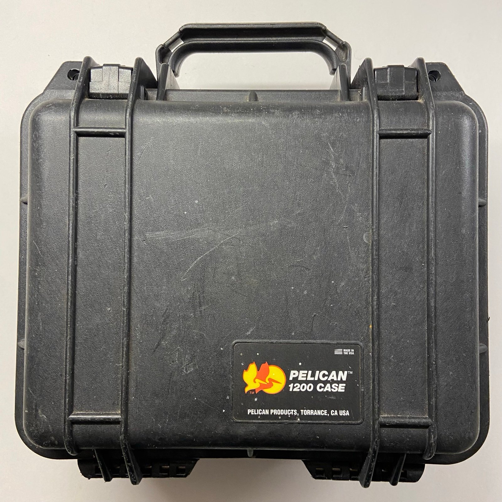Pelican 1200 Case Black with Some Foam Storage Case Water Proof